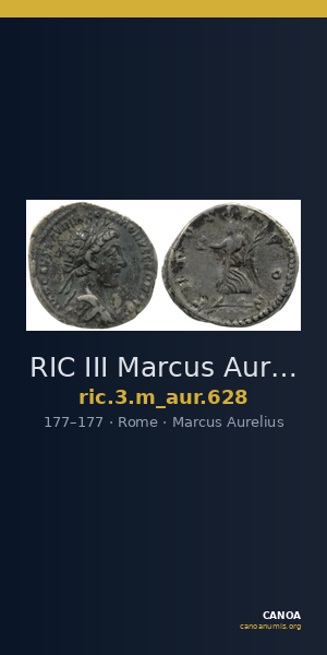 RIC III Marcus Aurelius 628 — CANOA