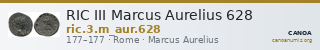 RIC III Marcus Aurelius 628 — CANOA
