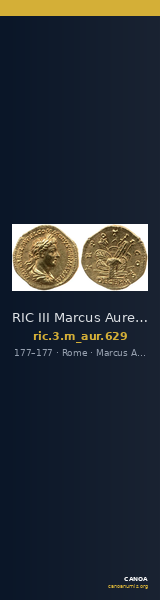 RIC III Marcus Aurelius 629 — CANOA
