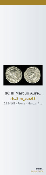 RIC III Marcus Aurelius 63 — CANOA