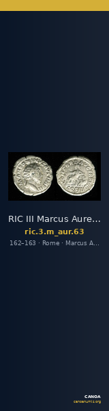 RIC III Marcus Aurelius 63 — CANOA