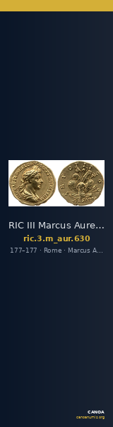 RIC III Marcus Aurelius 630 — CANOA