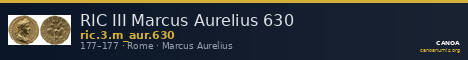 RIC III Marcus Aurelius 630 — CANOA