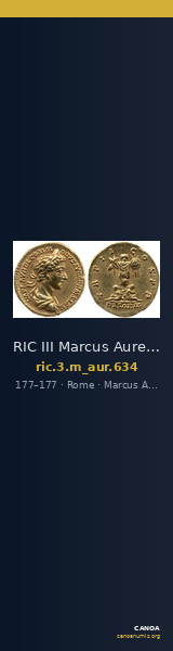 RIC III Marcus Aurelius 634 — CANOA
