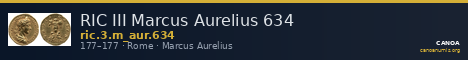 RIC III Marcus Aurelius 634 — CANOA