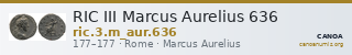 RIC III Marcus Aurelius 636 — CANOA