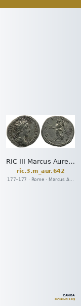 RIC III Marcus Aurelius 642 — CANOA