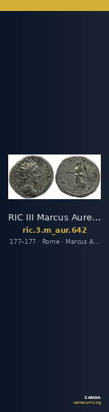 RIC III Marcus Aurelius 642 — CANOA