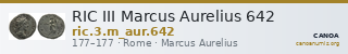 RIC III Marcus Aurelius 642 — CANOA