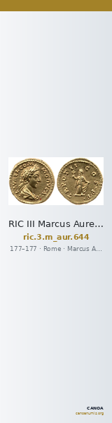 RIC III Marcus Aurelius 644 — CANOA