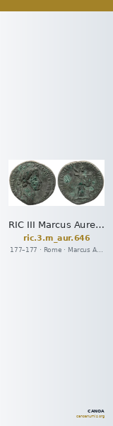 RIC III Marcus Aurelius 646 — CANOA