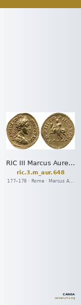 RIC III Marcus Aurelius 648 — CANOA