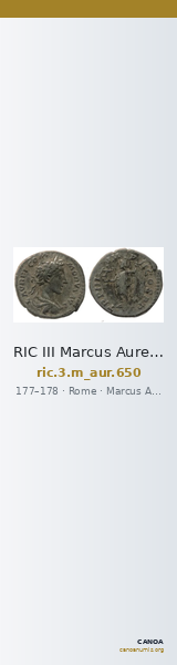 RIC III Marcus Aurelius 650 — CANOA