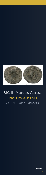 RIC III Marcus Aurelius 650 — CANOA