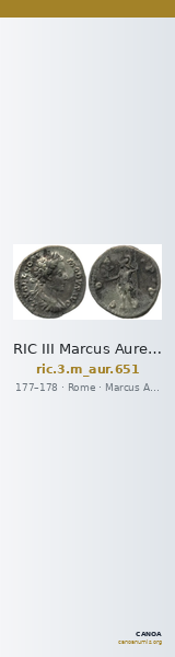 RIC III Marcus Aurelius 651 — CANOA