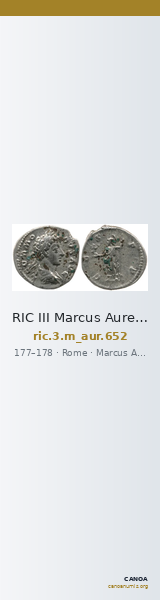 RIC III Marcus Aurelius 652 — CANOA