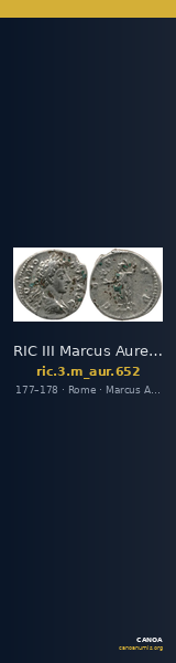 RIC III Marcus Aurelius 652 — CANOA