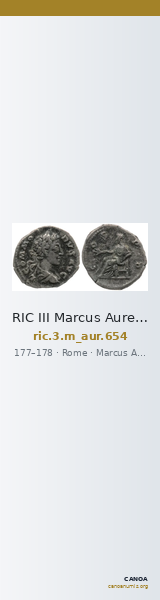 RIC III Marcus Aurelius 654 — CANOA