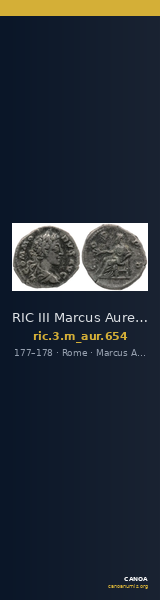 RIC III Marcus Aurelius 654 — CANOA