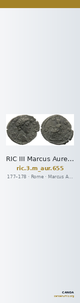 RIC III Marcus Aurelius 655 — CANOA