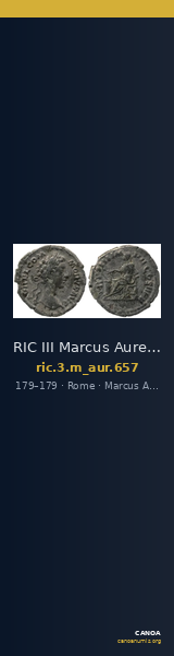 RIC III Marcus Aurelius 657 — CANOA