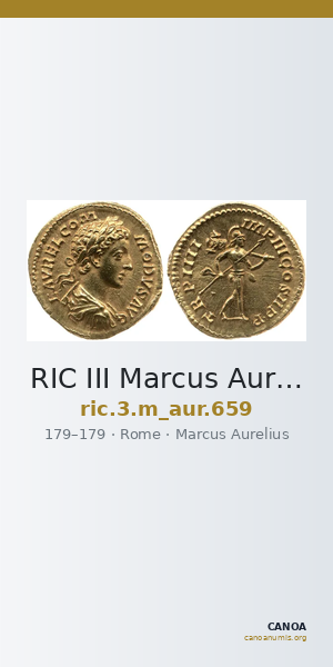 RIC III Marcus Aurelius 659 — CANOA