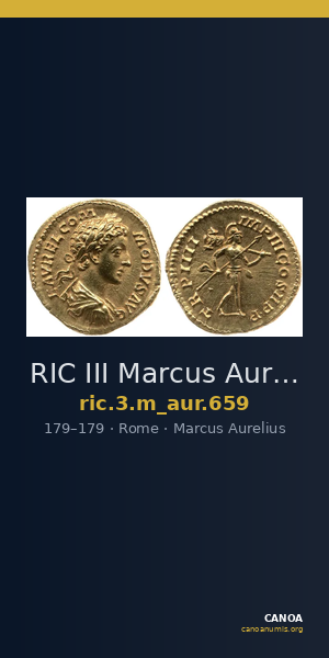 RIC III Marcus Aurelius 659 — CANOA