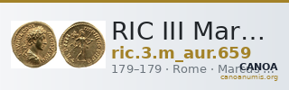 RIC III Marcus Aurelius 659 — CANOA