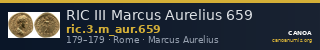 RIC III Marcus Aurelius 659 — CANOA