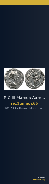 RIC III Marcus Aurelius 66 — CANOA