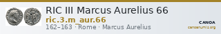 RIC III Marcus Aurelius 66 — CANOA