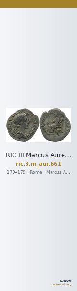 RIC III Marcus Aurelius 661 — CANOA