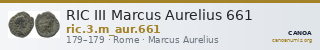 RIC III Marcus Aurelius 661 — CANOA
