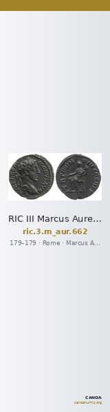 RIC III Marcus Aurelius 662 — CANOA