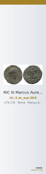 RIC III Marcus Aurelius 664 — CANOA