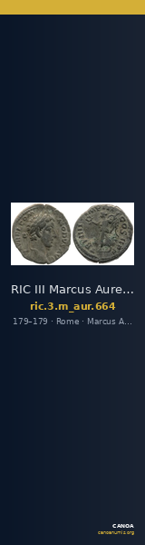 RIC III Marcus Aurelius 664 — CANOA