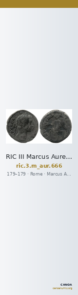 RIC III Marcus Aurelius 666 — CANOA