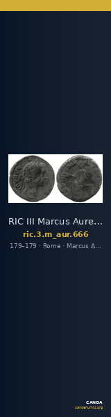 RIC III Marcus Aurelius 666 — CANOA