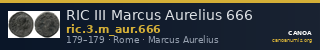 RIC III Marcus Aurelius 666 — CANOA