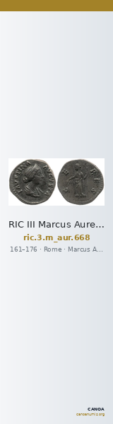 RIC III Marcus Aurelius 668 — CANOA