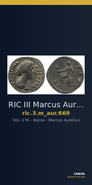 RIC III Marcus Aurelius 669 — CANOA
