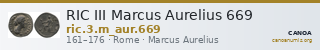 RIC III Marcus Aurelius 669 — CANOA