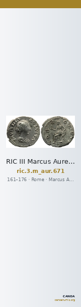 RIC III Marcus Aurelius 671 — CANOA