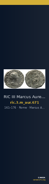 RIC III Marcus Aurelius 671 — CANOA