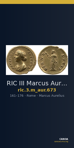 RIC III Marcus Aurelius 673 — CANOA