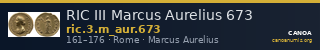 RIC III Marcus Aurelius 673 — CANOA