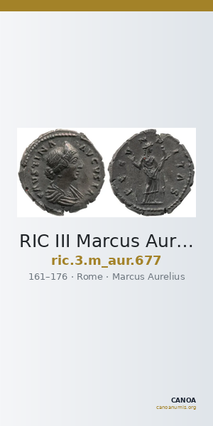 RIC III Marcus Aurelius 677 — CANOA