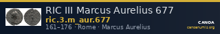 RIC III Marcus Aurelius 677 — CANOA