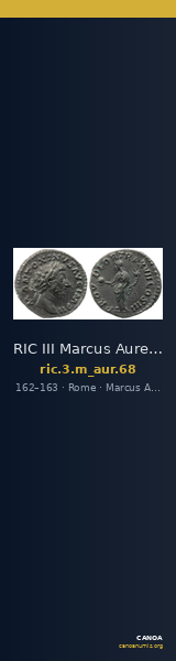 RIC III Marcus Aurelius 68 — CANOA