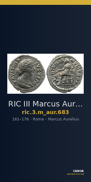 RIC III Marcus Aurelius 683 — CANOA